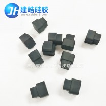 東莞硅膠制品廠家定制導電硅膠塞 黑色導電硅膠堵頭